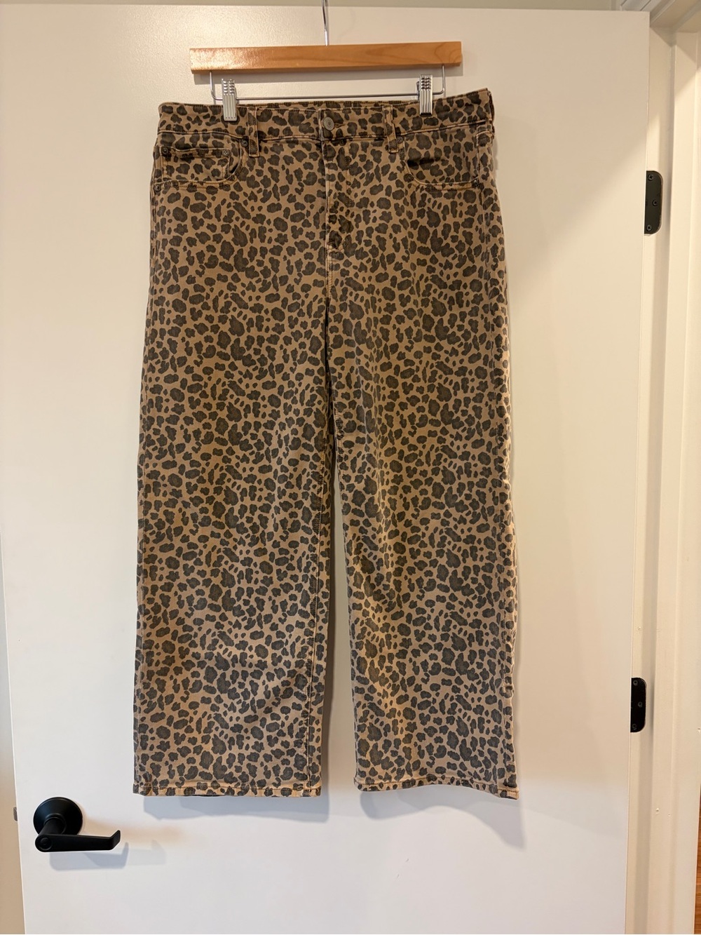 American Eagle Leopard Print Jean